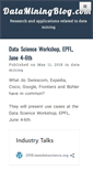 Mobile Screenshot of dataminingblog.com